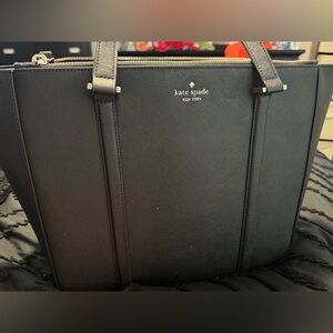 Kate Spade Black Leather Tote
